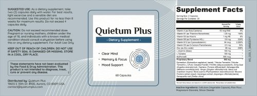 quietum plus complaints